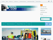 Tablet Screenshot of pelegrinamedical.com